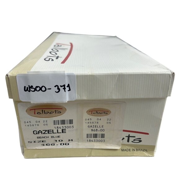 Vtg Talbots Women's Beach Blue Gazelle Sandals Sz 10M - NWB - Picture 10 of 10